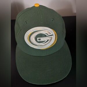 New Era 59FIFTY Green Bay Packers Green and Yellow Cap